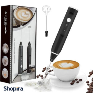 Coffee Beater 1-01 Premium Handheld Coffee Beater & Milk Frother, Rechargeable & Portable, Stainless Steel Whisk