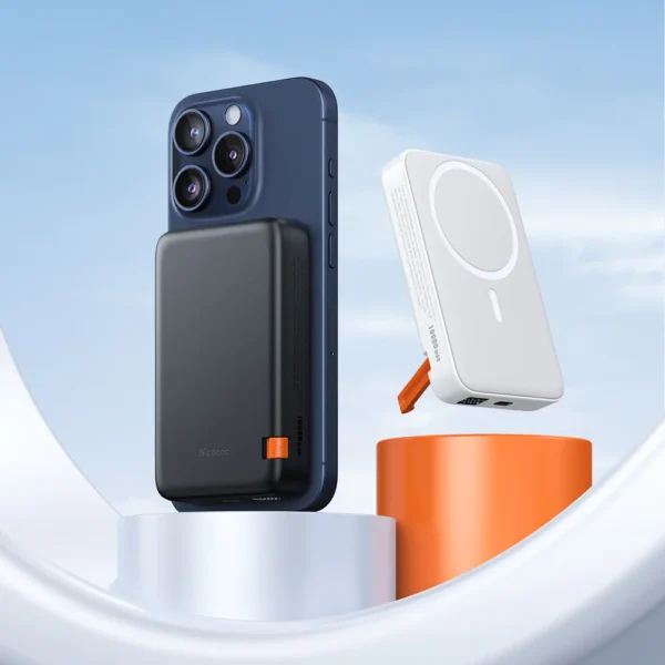 MC510_wh-_1_1024x1024 Magnetic Wireless Charging Power Bank - 10000mAh / 5000mAh