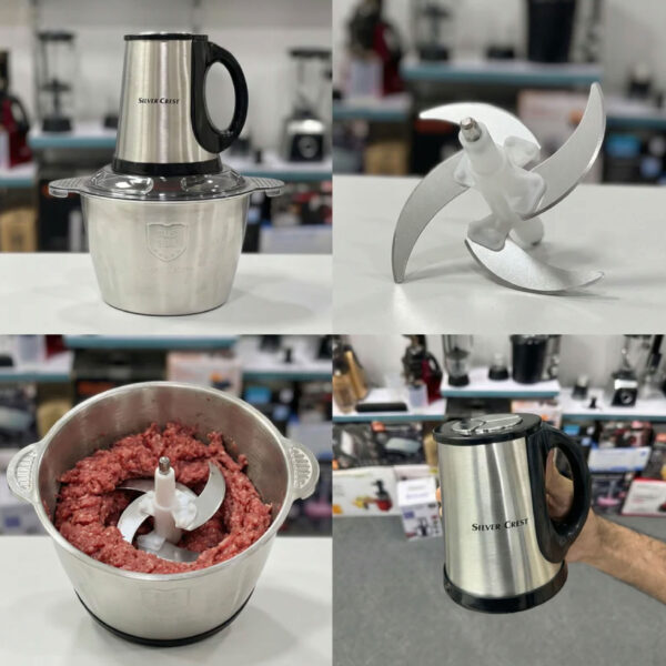 Meat Chopper 4-01 Electric Meat chopper 2 litters , Stainless Steel Food Processor, Powerful Kitchen Meat Grinder