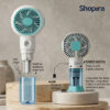 2 in 1 Misting Fan Portable | Rechargeable Handheld Spray Fan | Mini Cooling Fan with Water Mist | USB Cooling Fan